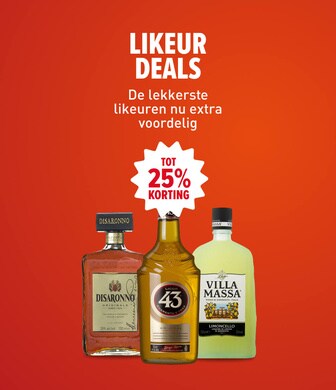 Likeur Deals. Nu extra voordelig